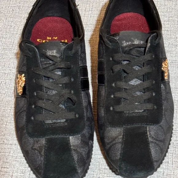 Coach Black and Gray Women's Sneakers - Picture 6 of 10